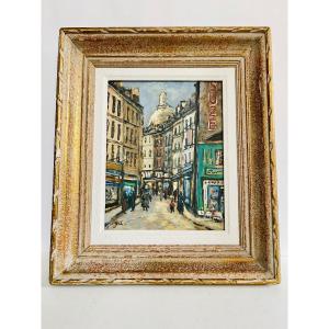 Lively Street In Montmartre - Gil